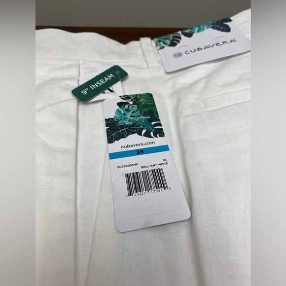 Men’s CuBavera Linen Blend Shorts 36” waist - Picture 5 of 11